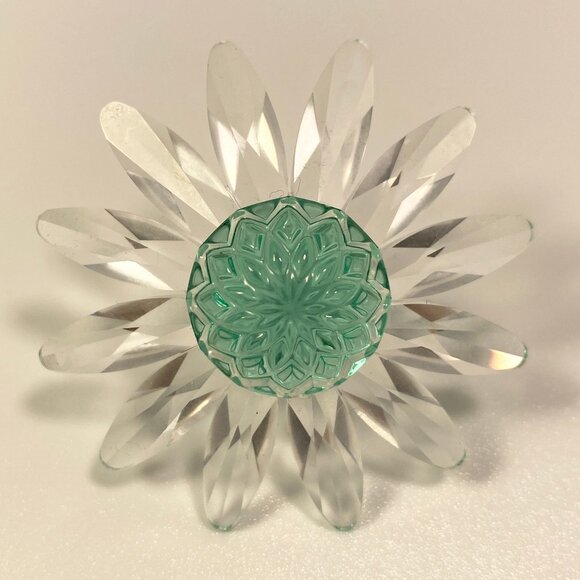 Swarovski Crystal SCS Green Daisy Flower Figurine, Box - Picture 10 of 11
